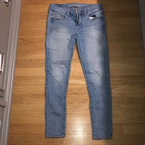 Good quality American eagle blue jean jeggings